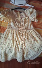 vestito giallo elegante