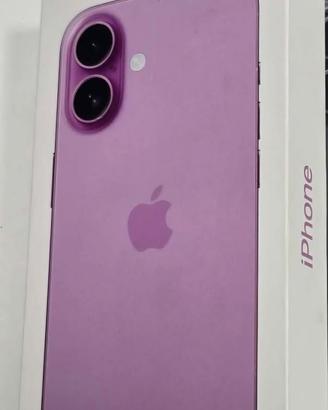 APPLE IPHONE 16 128GB ROSA  NUOVO MAI APERTO 