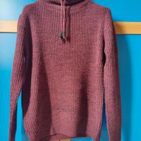 Pullover maglione Pull & Bear bordeaux