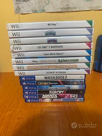 Lotto 14 Titoli Misti PS4 e WII