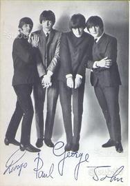 Cartolina Beatles - esclusiva per Italia