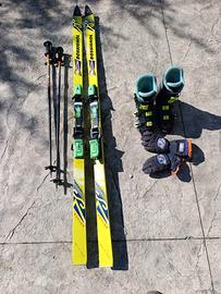 sci racchette scarponi guanti 