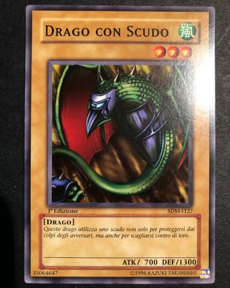 Yugioh drago con scudo sdm i127 comune 1ª