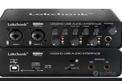Scheda audio USB per home recording