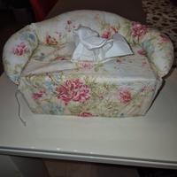 Copertura porta fazzoletti floreale