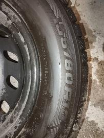 Cerchi in ferro e gomme invernali r13