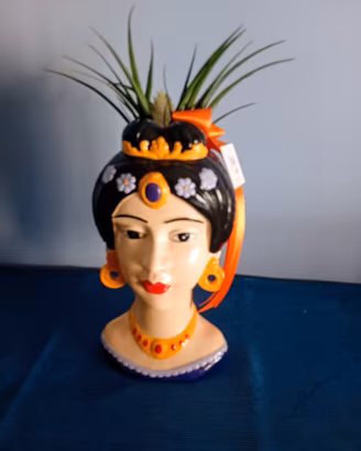 Portavaso con pianta 