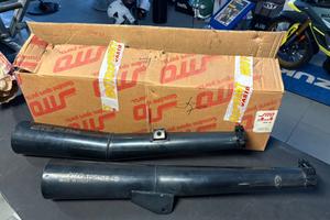 Coppia scarichi neri Honda VF 750 F - VF 1000 F