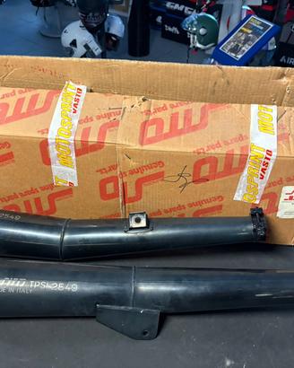 Coppia scarichi neri Honda VF 750 F - VF 1000 F