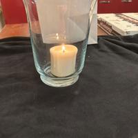 Portacandele in vetro