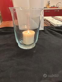 Portacandele in vetro