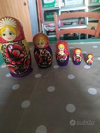 matrioska dipinta a mano 