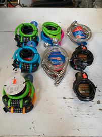  lucchetti bici Chiave /Comb. vari mod. PZ.18