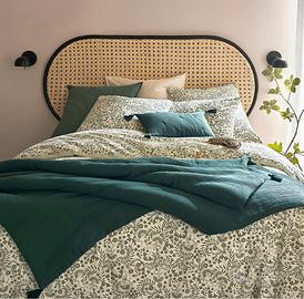 Testiera letto in paglia di vienna