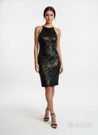 Vestito nero con paillettes