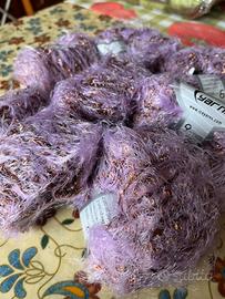 Gomitoli di lana mohair 400 gr ferri 7-8