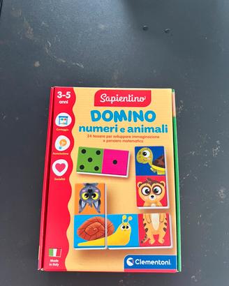 Sapientino tessere Domino animali età 3/5