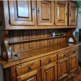 Credenza in Castagno Massello Rustica Elegante