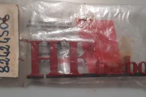 Scritta Hf turbo Lancia Delta