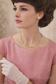Collana filigrana argento 800 anni ‘60 nuova