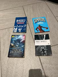 Lotto libri ragazzi e basket Percy Jackson e altri