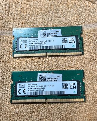 SK Hynix 16 Gb (2x8) SODIMM 5600