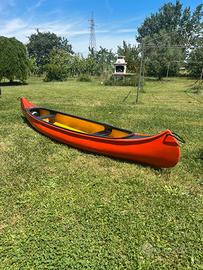 Canoa Canadese 4,20 m – 2 Posti – Arancione