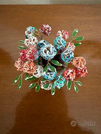 Fiori in rame fatti a mano