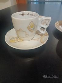 6 tazzine da caffè Thun con piattini 