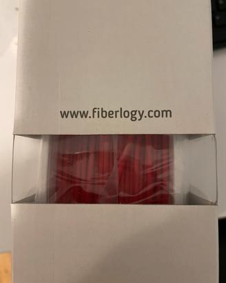 Filamento fiberlogy PLA Rosso d. 2,85