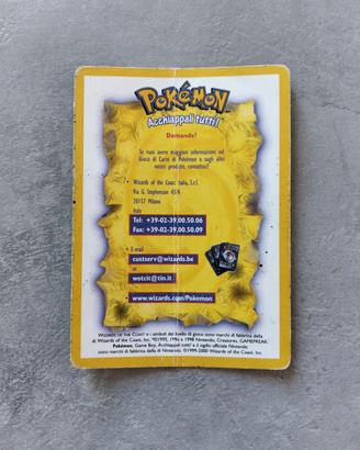 carta Pokemon 1995
