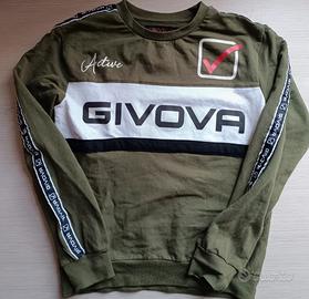 felpa nuova garzata bambino tg 8 Givova 
