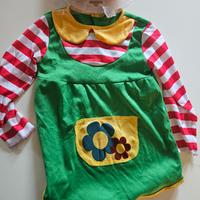vestito Carnevale Pippo Calzelunghe con parrucca