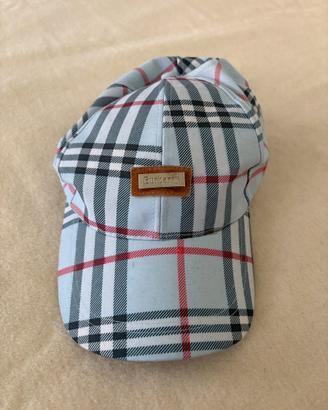 Cappellino da baseball con motivo a scacchi