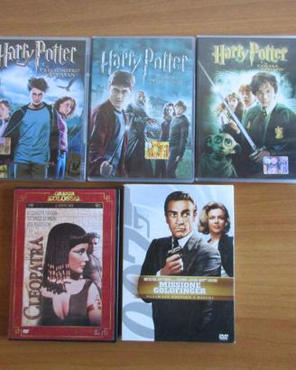 dvd Harry Potter- Cleopatra- 007 Gold Finger