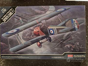 Modellino aereo sopwith Camel F.1-1 guerra