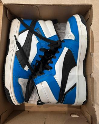 Puma Rebound Bianco Nero Blu