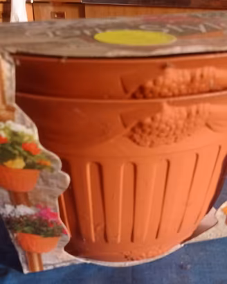 Set 2 vasi plastica balcone nuovi