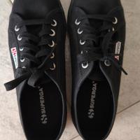 SUPERGA MID PLATFORM FULL BLACK