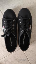 SUPERGA MID PLATFORM FULL BLACK