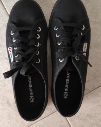 SUPERGA MID PLATFORM FULL BLACK