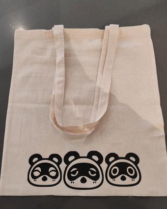 Borsa tote shopper bag Tom Nook Animal Crossing 