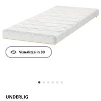 Lettino singolo Ikea con materasso 160 x70