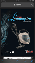 Polti vaporetto lecospira program