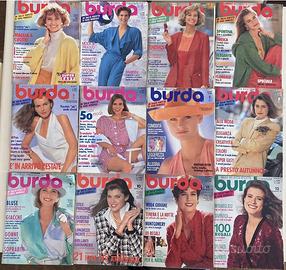 Rivista Burda vari anni dagli 80’ al 2020 cartamod