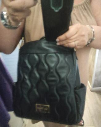 borsa di pelle nera