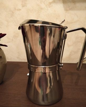 Caffettiera Giannina Giannini 9/6 tazze  acc. inox