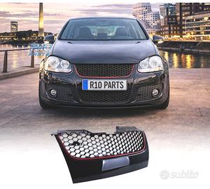 GRIGLIA VOLKSWAGEN VW GOLF 5 NERA ROSSA LOOK GTI
