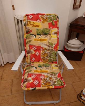 Sedia sdraio imbottita 