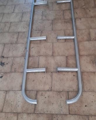 rol bar e pedane laterali isuzu dmax acciaio inox